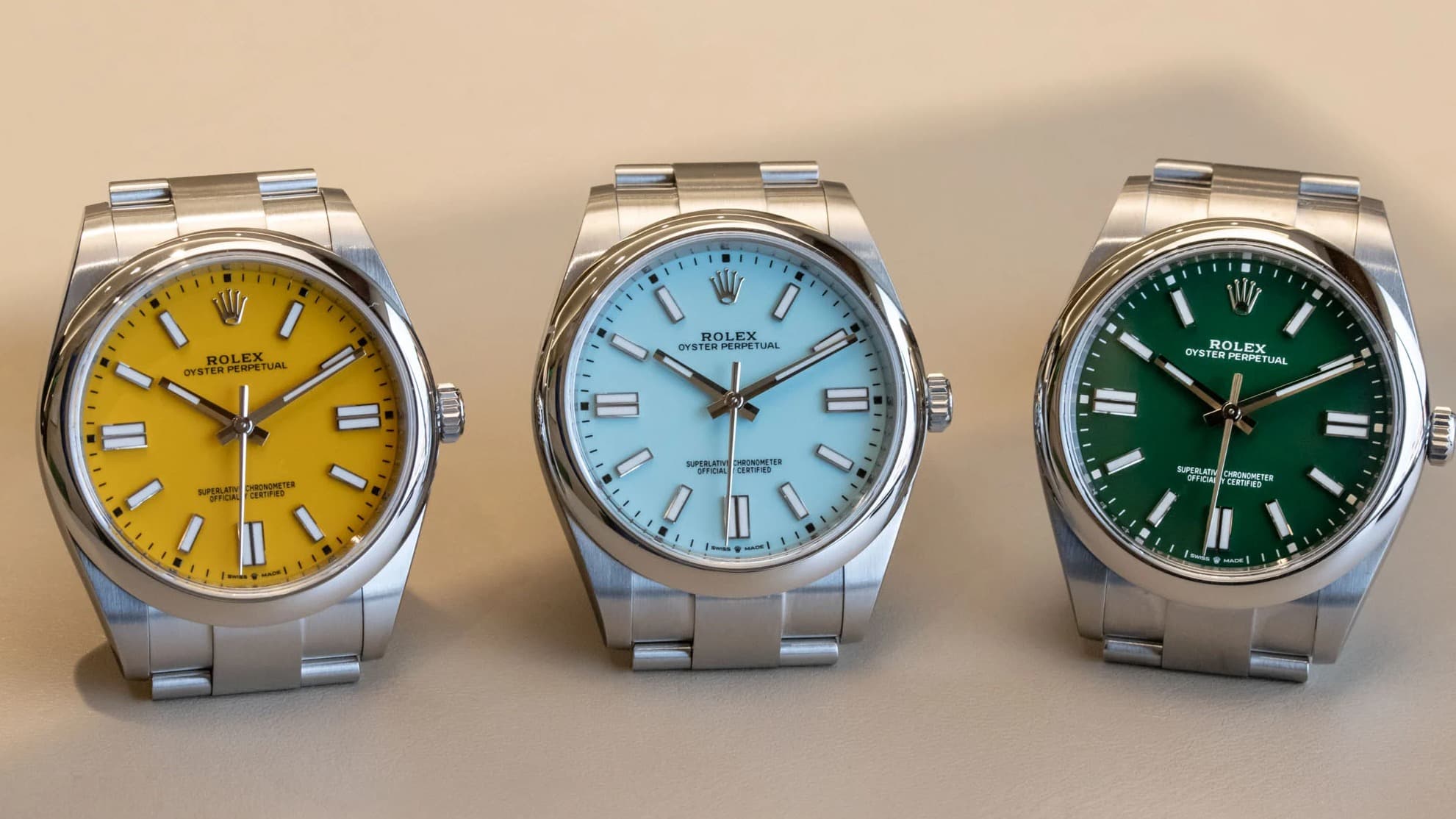 Rolex Drops Five New Oyster Perpetual Colorways for 2025